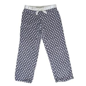 Aerie Pajama Pants Polka Dot Relaxed Fit 100%Cotton Lounge Pull On Womens S